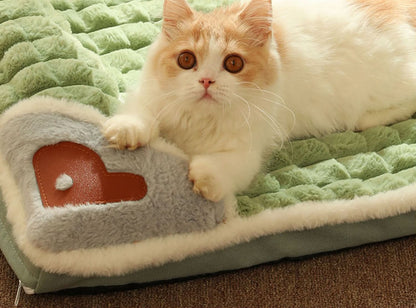 LUXEPLUSH - Soft dog bed for small & medium-sized dogs