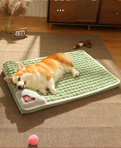 LUXEPLUSH - Soft dog bed for small & medium-sized dogs