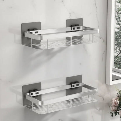 NORDICSHELF - Adhesive Shelf for the Bathroom – Drill-Free & Stylish for Every Bathroom