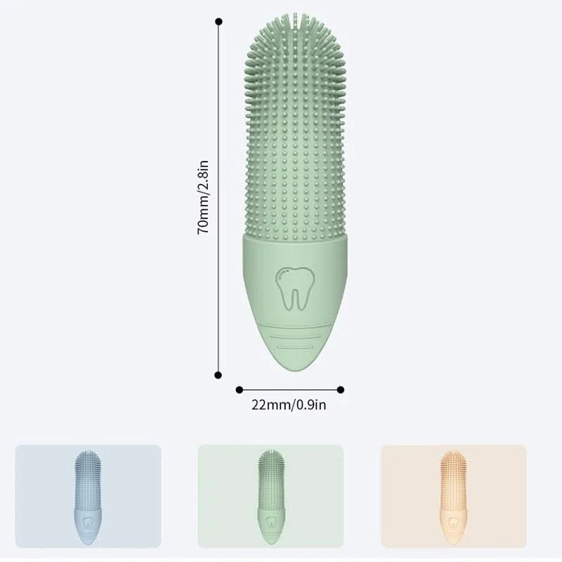 DENTEEZ – 360° Finger Toothbrush for Dogs & Cats