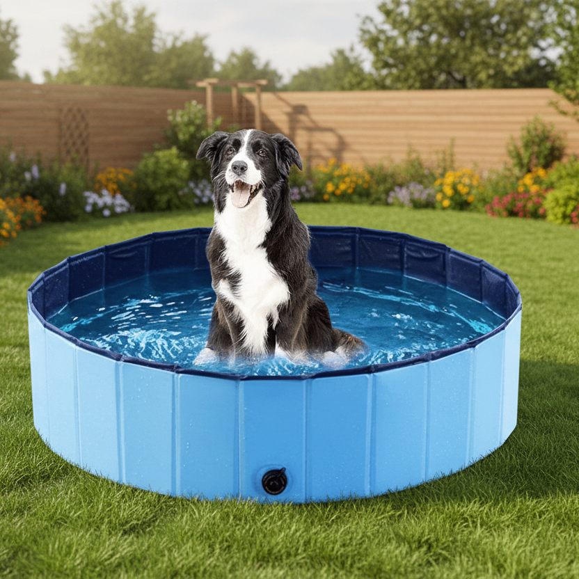 COOLPAWS - Foldable PVC dog pool for hot summer days