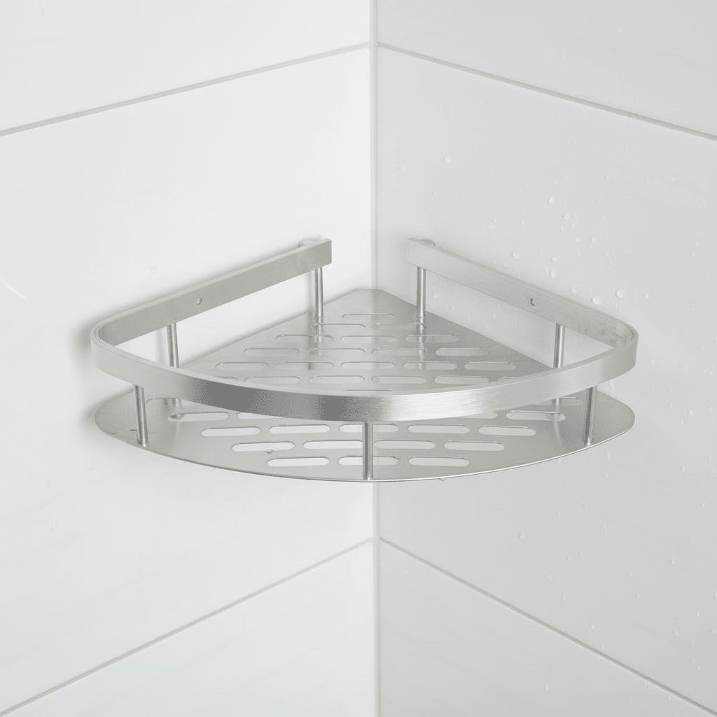 NORDICSHELF - Adhesive Shelf for the Bathroom – Drill-Free & Stylish for Every Bathroom