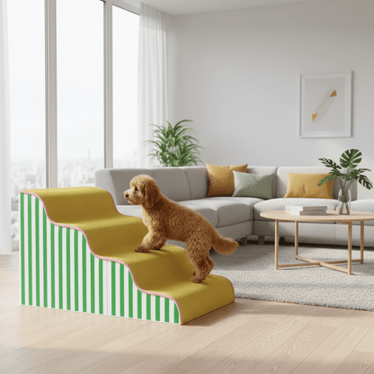 PAWGLIDE CORE – Supportive Foam Dog Stair with Gentle Incline and Secure Grip