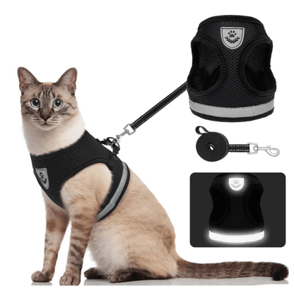 WANDERPAW – Escape-proof cat harness with reflective details