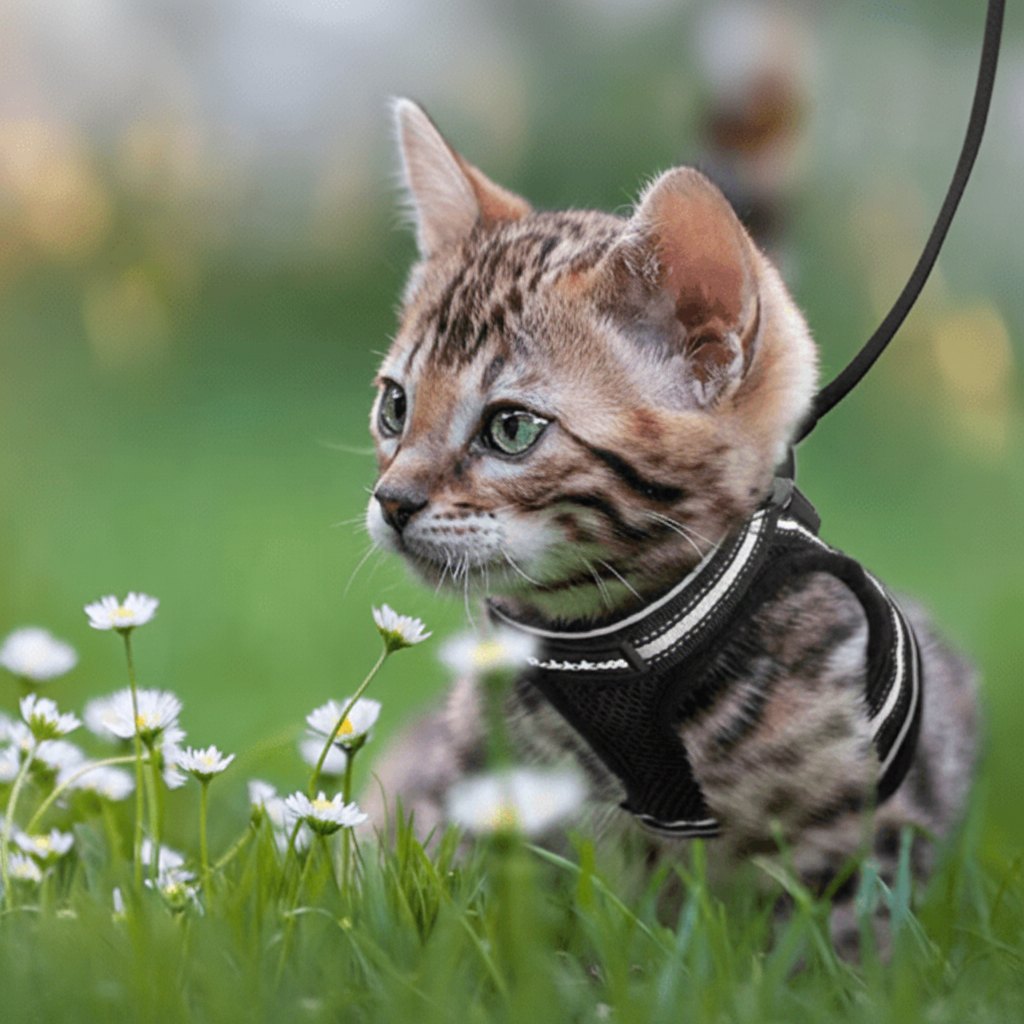 WANDERPAW – Escape-proof cat harness with reflective details