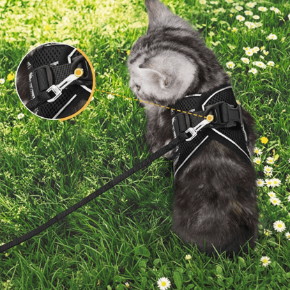 WANDERPAW – Escape-proof cat harness with reflective details