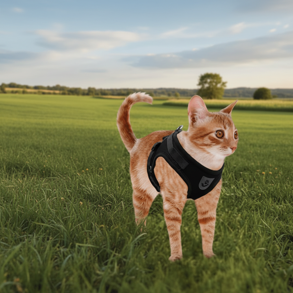 WANDERPAW – Escape-proof cat harness with reflective details