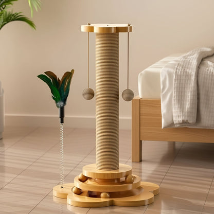 WOODWHISKER – Natural Cat Toy Made of Wood for Instinctive Play