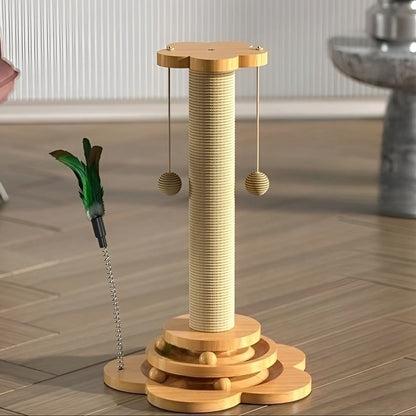 WOODWHISKER – Natural Cat Toy Made of Wood for Instinctive Play