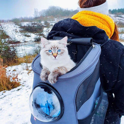 PANORIX – Foldable Cat Travel Bag with Panoramic Window