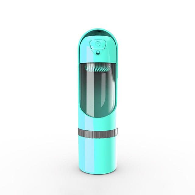 Pawbuddy Travel Bottle - 2-in-1 dog bottle with food & water bowl